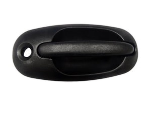 Right Passenger Rear Outer Door Handle for 1996 - 2000 Plymouth Voyager, Sliding Door Handle with Cylinder Hole, Paint to Match,  QJ98SJM, Replacement