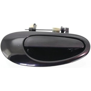Exterior Rear Right Passenger Door Handle for 1998 - 2004 Chrysler 300M, Outer Side Replacement, Black;  LF04DX8AE