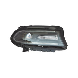 Headlight Assembly for Dodge Charger 2015-2018, Right Passenger, HID/Xenon, with HID Kit - CAPA-Certified, Replacement