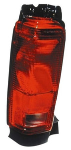 Left Driver Tail Light Assembly Replacement for 1984 - 1986 Dodge Caravan Base Model without Bright Trim;  4174899