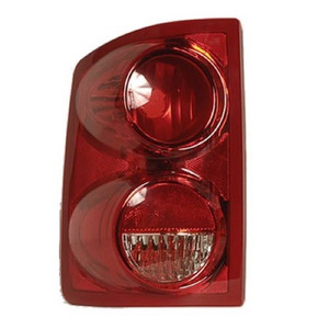 Left Driver Rear Tail Light Assembly for 2005 - 2011 Dodge Dakota, Includes Lens/Housing/Cover,  55077605AD, Replacement