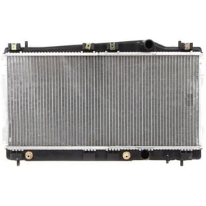 Radiator Assembly for 1995 - 1999 Dodge Neon, with Air Conditioning, Mexico Built,  4546902, Replacement, Mounting Tabs Side Rail