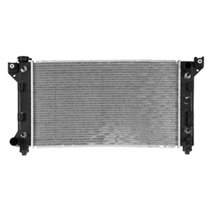 Radiator Assembly for 1996-2000 Dodge Caravan / Grand Caravan (2.4L / 3.0L / 3.3L / 3.8L Engines, with Driver Side Outlet), Heavy Duty Cooling,  4682587, Replacement