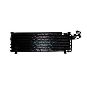 A/C Condenser for 1987 - 1992 Jeep Comanche with Tube Inlet Fittings,  83505641, Replacement A/C Condenser
