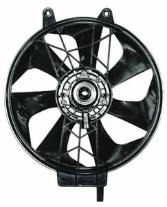 Radiator Cooling Fan Assembly for 1991 - 1992 Plymouth Voyager, Suitable for 3.0L V6 and 3.3L V6 Engines, Electric Fan Assembly,  CH3115109, Replacement