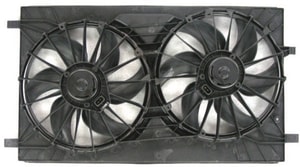 Radiator Cooling Fan Assembly for 2007 to 2017 Dodge Caliber R/T, SE, SE Plus, SXT Models, Dual Fan Assembly, OEM 68031872AA-PFM, Replacement