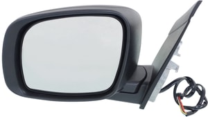 Power Folding Heated Mirror for Dodge Grand Caravan 2008-2019, Chrysler Town & Country 2008-2016, Left Driver Side, Paintable, Replacement