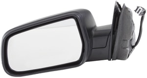 Power Mirror for Chevrolet Equinox/GMC Terrain 2010-2017, Left Driver, Manual Folding, Non-Heated, Textured, Without Blind Spot Feature and Memory, Replacement