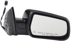 Power Mirror for 2010-2017 Chevrolet Equinox/GMC Terrain, Right Passenger Side, Manual Folding, Heated, Paintable, without Blind Spot Feature and Memory, Replacement