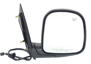 Power Mirror for GMC Express/Savana Van 1996-2002, Right Passenger, Non-Towing, Manual Folding, Heated, Paintable, Replacement