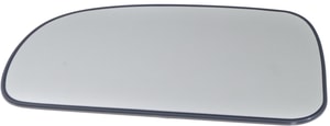 Mirror Glass for Buick Rainier (2004-2007) and Oldsmobile Bravada (2002-2004), Left Driver, Non Heated, Without Signal and Blind Spot Detection, With Backing Plate, Replacement