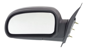 Manual Adjust Mirror for Chevrolet Trailblazer 2002-2009, Left Driver, Manual Folding, Non-Heated, Textured, Replacement