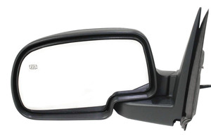 Mirror for Silverado/Sierra 2003-2007, Left Driver, Non-Towing, Power Adjusting, Manual Folding, Heated, Textured without Memory, Includes Puddle Light, Signal Light, 2007 Classic, Replacement