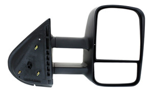 Towing Mirror Right Passenger for Chevrolet Silverado (2007-2013) and Suburban (2007-2014), Manual Adjust & Folding, Non-Heated, Textured, Without Memory, With Puddle & Signal Light, Replacement