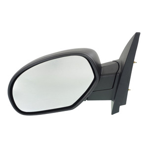 Manual Adjust Mirror for Chevrolet Silverado (2007-2013) & Suburban (2007-2014), Left Driver Side, Non-Towing, Manual Folding, Non-Heated, Textured, without Memory, with Puddle and Signal Light, Replacement