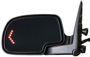 Power Folding Heated Mirror for Silverado/Sierra 2003-2006 & 2007 Classic, Left Driver, Non-Towing, Paintable, with Auto Dimming, Memory, Puddle Light, and Signal Light, Replacement