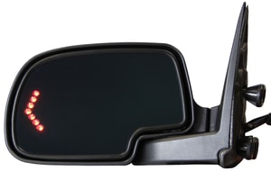 Power Folding Heated Mirror for Silverado/Sierra 2003-2006 & 2007 Classic, Left Driver, Non-Towing, Paintable, with Auto Dimming, Memory, Puddle Light, and Signal Light, Replacement