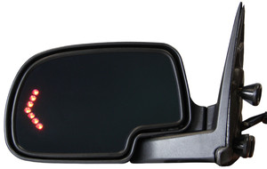 Power Folding Heated Mirror for Silverado/Sierra 2003-2006 & 2007 Classic, Left Driver, Non-Towing, Paintable, with Auto Dimming, Memory, Puddle Light, and Signal Light, Replacement
