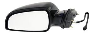 Power Mirror for 2007-2009 Aura, 2008-2012 Malibu Left Driver, Manual Folding, Non-Heated, Paintable, Replacement