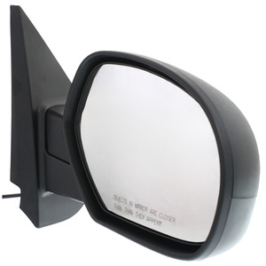 Mirror Right Passenger for Chevrolet Silverado 2007-2013/Suburban 2007-2014, Non-Towing, Power-Controlled, Manual Folding, Heated, Textured, without Memory, with Puddle and Signal Light, Replacement