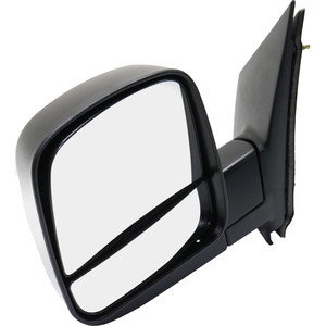 Mirror for GMC Express/Savana Van 2008-2021, Left Driver, Non-Towing, Manual Adjust and Fold, Non-Heated, Textured, Standard Type, without Signal Light, Replacement