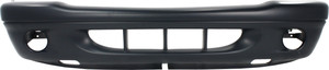 Front Bumper Cover for Dodge Dakota/Durango 2001-2002, Primed (Ready to Paint), with Fog Light Holes, Replacement (CAPA Certified)
