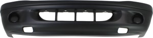 Front Bumper Cover for Dodge Dakota 2001-2003, Primed (Ready to Paint), without Fog Light Holes, Replacement