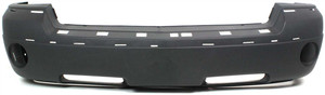 Front Bumper Cover for 2005-2007 Dakota, Textured with Molding Holes and Fog Light Holes, Replacement