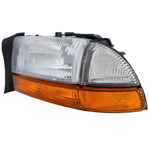 Headlight Assembly for Dodge Dakota (1998-2004) and Durango (1998-2003 from 8-18-98), Left Driver, Halogen, Replacement