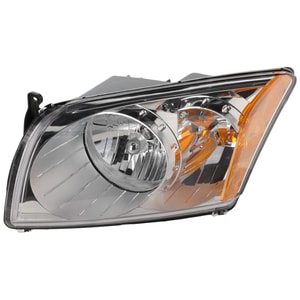 Headlight Assembly for Dodge Caliber 2007-2012, Left Driver, Halogen, Replacement