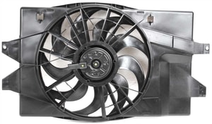 Radiator Fan Shroud Assembly for 1993-1995 Dodge Caravan, Replacement