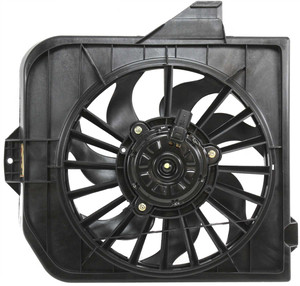 A/C Fan Shroud Assembly for Dodge Caravan 2001-2005, Right Passenger Side, up to January 31, 2005, Replacement