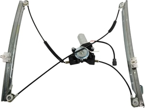 Front Window Regulator with Motor for Dodge Caravan 1996-2000, Right Passenger, Glass, Power, Replacement