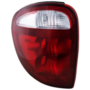 Tail Light Lens and Housing for 2001-2003 Chrysler Town and Country/Dodge Caravan, Left Driver Side, Replacement