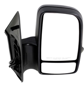 Power Heated Mirror for Mercedes-Benz Sprinter 2007-2018, Right Passenger, Non-Towing, Manual Folding, Textured with Signal Light, Replacement