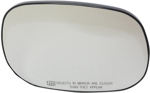 Heated Mirror Glass for Dodge Dakota (1997-2000) and Durango (1998-2003), Right Passenger, 6 x 9 in., with Backing Plate, Replacement