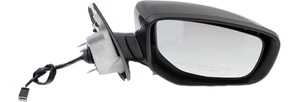 Power Mirror for 2013-2015 Dart, Right Passenger, Manual Folding, Non-Heated, Paintable, Without Puddle and Signal Lights, Replacement