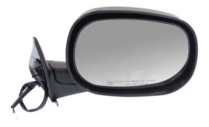 Power Mirror for Dodge RAM 1500 Pickup 1998-2001 & RAM 2500/3500 Pickup 1998-2002, Right Passenger, Non-Towing, Manual Folding, Heated, Textured, Replacement