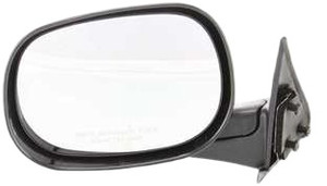 Manual Adjust Non-Towing Mirror for Dodge RAM 1500 Pickup 1998-2001, RAM 2500/3500 Pickup 1998-2002 - Left Driver, Manual Folding, Non-Heated, Textured, Replacement