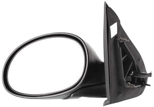Power Mirror for Dodge Neon 2000-2005, Left Driver, Manual Folding, Heated, Paintable, Replacement