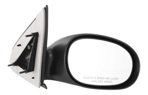 Manual Remote Right Passenger Mirror for Dodge Neon 2000-2005, Non-Folding, Non-Heated, Paintable, Replacement