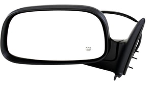 Power Mirror for Dodge Dakota 2001-2004, Left Driver, Manual Folding, Heated, Textured, Without Auto Dimming, Blind Spot Detection, Memory, Signal Light, Replacement