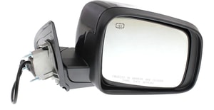 Power Mirror for Dodge Durango 2011-2018, Right Passenger, Manual Folding, Heated, Paintable, without Auto Dimming, Blind Spot Detection, Memory, and Signal Light, Replacement