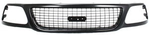 Plastic Gray Shell and Insert Grille for Ford Expedition Eddie Bauer Model, 1999-2002, Replacement