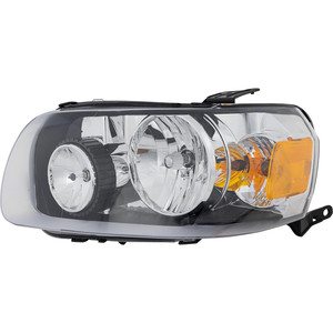 Headlight Assembly for Ford Escape 2005-2007, Left Driver, Halogen, Replacement (CAPA Certified)