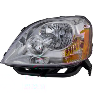 Headlight Assembly for Ford Five Hundred 2005-2007, Left Driver, Halogen, without Signal Socket, Replacement