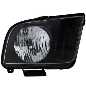 Headlight Assembly for Ford Mustang 2007-2009, Right Passenger Side, Halogen, Replacement (CAPA Certified)