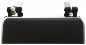 Exterior Front Door Handle for 1993-2000 Ford Ranger and 1994-2000 Mazda Pickup, Left Driver Side, Textured Black, Plastic, Without Keyhole, Replacement