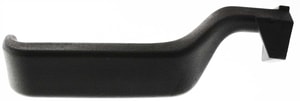 Front Interior Door Handle for Ford F-Series 1987-1996, Left Driver, Plastic, Black (=Rear), Replacement