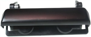 Tailgate Handle for Ford F-150 1992-1996, F-250 1992-1996, Mazda Pickup 1994-2010, Smooth Black Metal, Replacement